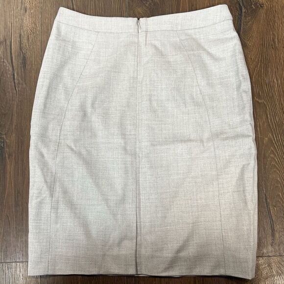 REISS Wool Blend Haven Pencil Skirt In Gray Size 6 - Picture 7 of 7